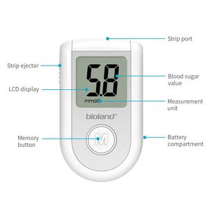 Nouvel arrivage Bon marché Clinique Approuvé Lecteur de Glycémie Adopter Glucose Oxydase Méthode Anti-interférence - Product Image 5