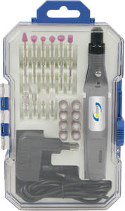 Kit d'outils de bricolage mini-meuleuse <span class=keywords><strong>Dremel</strong></span> à vitesse variable haute vitesse électrique <span class=keywords><strong>18V</strong></span> 24 pièces - Product Image 4