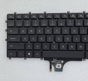 <span class=keywords><strong>Teclado</strong></span> Original Nuevo en Inglés <span class=keywords><strong>para</strong></span> Dell Latitude 9520 9510, Retroiluminado Negro, 03R93D PNLK1330H2A00 40PE621 - Product Image 5