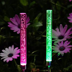 Lampes solaires à bulles LED, lumières solaires à changement de couleur, décoratives pour jardin extérieur - Product Image 1