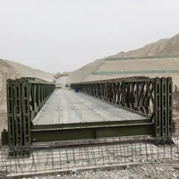Le pont Bailey partie une seule couche à triple rangée sans accords renforcés Pont Bailey
