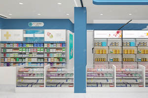 05-QWJYS001 Magasin de médecine Design d'intérieur Meilleur <span class=keywords><strong>prix</strong></span> <span class=keywords><strong>Armoire</strong></span> de <span class=keywords><strong>pharmacie</strong></span> pour magasin de <span class=keywords><strong>pharmacie</strong></span> Design d'intérieur - Product Image 5