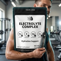 Boisson Électrolytique Avancée en Poudre avec Mélange de Potassium, Magnésium, Calcium, Sodium et Vitamines pour l'Hydratation – 60 Sachets OEM ODM