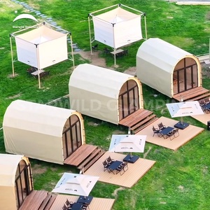 New Design Morden Outdoor Luxury Glamping Hotel <b>Tent</b> on Wheels Glamping <b>Tent</b> Camping Wagon <b>Tent</b> Shepherd Glamping Wagon <b>Tent</b> She - Product Image 4