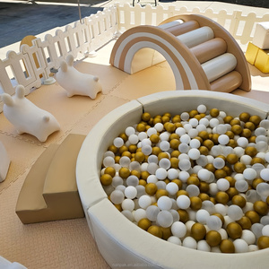 Toptan yeni çocuklar taşınabilir vinil köpük altın yumuşak oyun çocuklar için oyun alanı tarama olsa tam parti kiralama ekipmanları tırmanmaya - Product Image 3