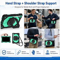 Étui antichoc avec support rotatif à 360° et porte-stylo pour Samsung Tab S10 Lite S10 FE S9 FE S9 10.9 11 – Protection intégrale OEM ODM