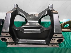 高强度零件铸造 铸造瑞安叉车车架铸造件 - Product Image 6