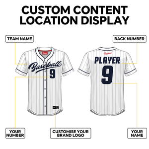 Maßgefertigtes Authentisches Premium-Stadtnamen-Baseball-Trikot Stickerei-Stoff Polyester Laden-Trikot Großhandelslieferant - Product Image 3