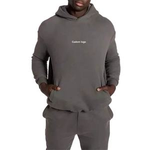 Vente en gros de survêtements de haute qualité 100% coton, ensemble de sweat-shirt et de jogging épais personnalisé, survêtement de sport pour hommes, survêtements pour hommes - Product Image 6