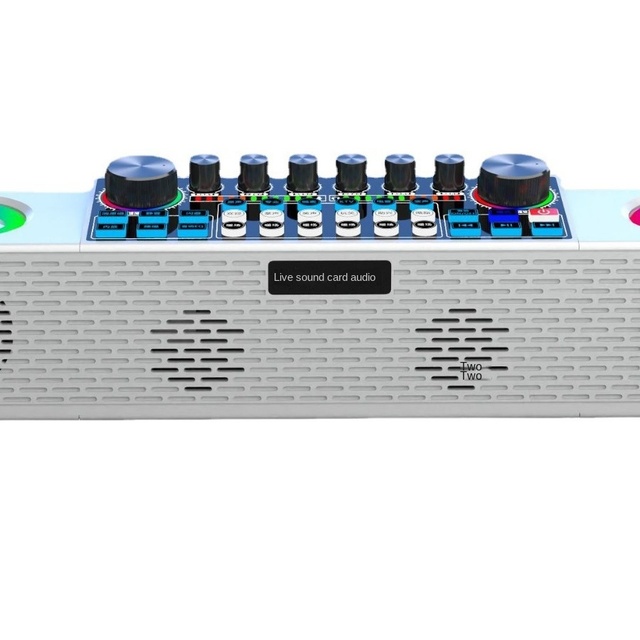 2024 New Hot Sale SY6 Sound Card for Live Show Audio All-in-one Machine Full Family KTV Outdoor Portable Karaoke Audio