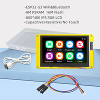 ESP32-S3 HMI 8M PSRAM 16M Flash 4.3 "IPS TN Écran 800*480 Affichage Intelligent WiFI & BT 4.3 pouces RGB LCD TFT Module forArduino LVGL