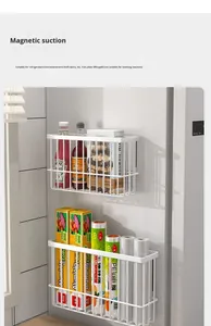 ชั้นเก็บของในครัวติดผนังสไตล์ทันสมัยของ <span class=keywords><strong>NFS</strong></span> ที่จัดเก็บโลหะแม่เหล็กช่วยประหยัดพื้นที่ - Product Image 6