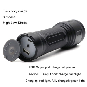 High Quality High <strong>Power</strong> Focus <strong>Torch</strong> 15W 1600 Lumen Led Camping <strong>Torch</strong> Light Long Distance Aluminum Led Flashlight Zoomable <strong>Torch</strong> - Product Image 3