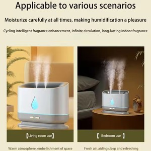 Umidificatore intelligente a forma di goccia-umidificazione squisita con luce ambientale a 7 colori e regolazione Multi-livello - Product Image 3