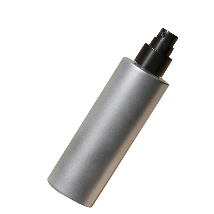 Luxury Color Light Blue Plastic Fine Mist Spray Bottle with Pump for Cosmetic Toner Hair Salon Spray
