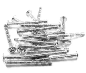 Vis de connexion à tête ovale en acier au carbone zingué, prix usine, pour poignées détachables, vis de machine pour boutons M4*45mm - Product Image 2