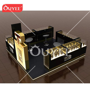 Nhà Máy Sal Glass Showcase Nước Hoa Hiển Thị Tủ Thiết Kế Nước Hoa Mỹ Phẩm Morden Mall Nước Hoa Kiosk - Product Image 4