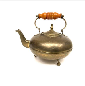 กาต้มน้ำทองเหลืองสำหรับเสิร์ฟกาแฟหม้อเสิร์ฟกาแฟดีไซน์แบบตอก - Product Image 4