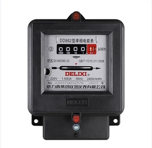 Cơ khí một pha năng lượng mét-hộ gia đình watt-giờ mét, 2.5(10) một 1.5(6) một 5 (20) một 10(40) một 15(60)A 20(80)A 30(100)A - Product Image 1