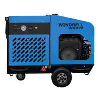 20hp Essence Mini 70cfm Gaz Alimenté Industriel Rotatif Portable Essence Vis Compresseur D'air Fournisseurs