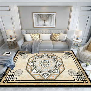 Alfombra de Oración Musulmana de Lujo para Decoración del Eid, Hecha a Máquina en Poliéster, con Patrón Novedoso, Alta Densidad y Suave - Product Image 5