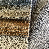 Tissu d'ameublement en mélange chenille bouclé texturé, sur mesure, tissage haute durabilité pour canapés modernes, meubles d'appoint