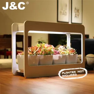 J & C Minigarden Eragon-macetero hidropónico para interior, click y grow, kit de jardín para casa inteligente