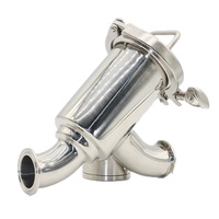 Filtre coudé 2 pouces 400 Mesh en acier inoxydable 304 316L Honey Tri Clamp Y-Type Filtre coudé