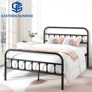 <span class=keywords><strong>Cama</strong></span> Individual Vintage de Hierro, <span class=keywords><strong>Cama</strong></span> Individual Antigua de Metal, Estructura de Metal de <span class=keywords><strong>90</strong></span> cm, <span class=keywords><strong>Cama</strong></span> de Metal para Dormitorio - Product Image 1