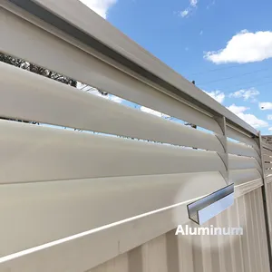 Metallo decorativo esterno in alluminio feritoia recinzione metallo privacy pannelli