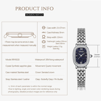 Montre-bracelet de luxe pour femme en gros, à quartz, en acier inoxydable or rose, avec cadran en nacre, personnalisable avec logo