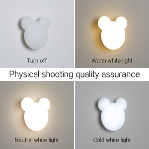 Applique murale d'intérieur LED <span class=keywords><strong>Mickey</strong></span> little bear pour enfants, applique murale décorative pour chambre d'enfants, chambre à coucher, salon, décoration de la maison - Product Image 3