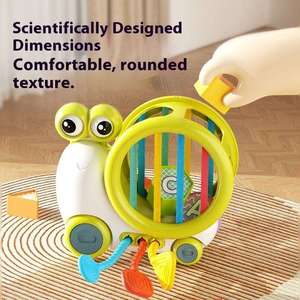 Juguete Educativo de Caracol para Bebés, de Plástico, para Jugar con los Dedos, para Emparejar Formas, Juguete de Educación Temprana para Bebés y Niños - Product Image 3