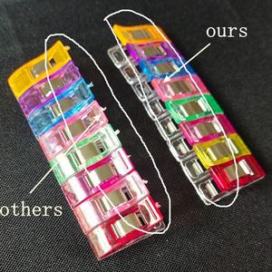 Personalizzazione all'ingrosso 20 pezzi Clip legante da 27mm in plastica Per cucire morsetti Per trapunta personalizzabili Clip Per indumento Per borsa - Product Image 3