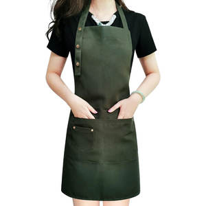 Delantal de Barbacoa Reutilizable de Lona Resistente de Alta Calidad, Múltiples Bolsillos para Herramientas, Correas Ajustables, Transpirable, para Cocina y Asados - Product Image 1