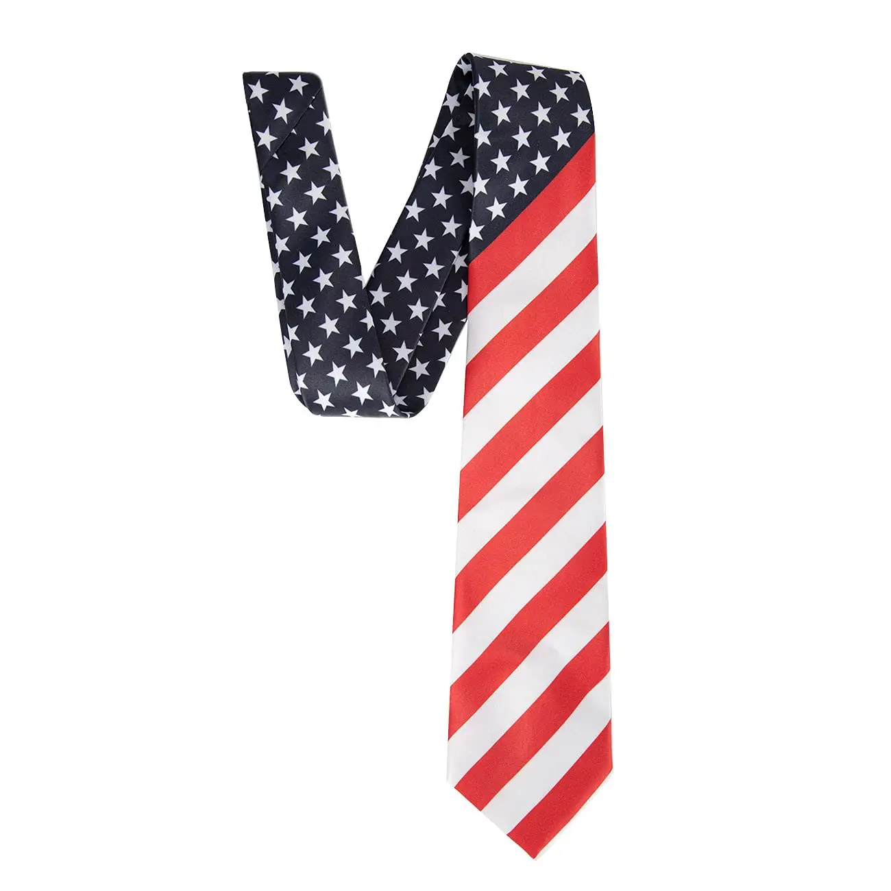 Cổ Điển Sọc Mỹ cờ Cà Vạt USA cờ chúng tôi yêu nước cổ Tie Đại học hàng ngày Cà Vạt chính thức bên phù hợp với cà vạt