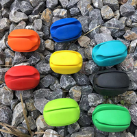 Support de canne à pêche en silicone léger à 5 trous avec ceinture de rangement pour accessoires de pêche