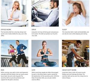 Cinturón de Soporte Abdominal y Lumbar Transpirable con Doble Ajuste, Cinturón Ortopédico para Vértebras, Cinturones Dainely para Alivio del Dolor Lumbar - Product Image 5