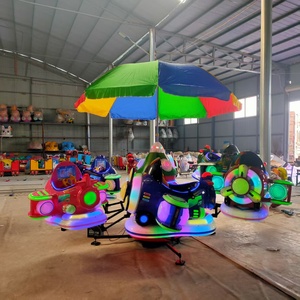 Fairground trẻ em đi xe trên máy bay điện Carousel công viên giải trí cưỡi cũ - Product Image 4