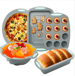Moule à gâteau rond en silicone résistant aux hautes températures pour beignets, toasts et chiffons, gris foncé, lavage à la main uniquement - Product Image 5