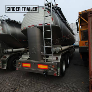 รถพ่วงบรรทุกสินค้าแบบถัง 2 เพลา 3 เพลา สำหรับบรรทุกแป้ง รถพ่วงไซโลซีเมนต์แบบตุรกี รถพ่วงบรรทุกซีเมนต์แบบถังขนาด 50 ตัน - Product Image 5