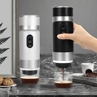 Machine à expresso portable 20 bars, cafetière à capsules, rechargeable par USB, mini-cafetière pour les voyages, l'extérieur et le bureau