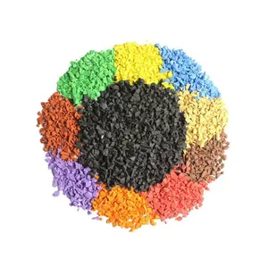 Excellent Quality High Rubber Raw Materials EPDM Elastic Rubber Granules for Jogging Track and Cycling Track