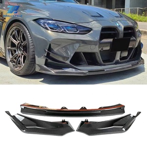Khô Carbon V Phong Cách Phía Trước Bumper Lip Cho BMW M3 G80 M4 G82 G83 2022 + Phía Trước <span class=keywords><strong>Spoilers</strong></span> - Product Image 1