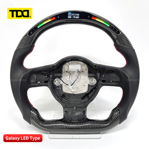 พวงมาลัยคาร์บอนไฟเบอร์แบบสปอร์ต TDD LED สำหรับ Audi A3/A4/A5/A6/A7/A8/Q5/Q7/TT/RS3 RS4 RS6 แบบกำหนดเอง - Product Image 4