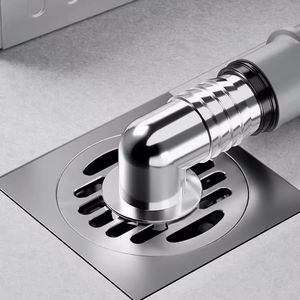 Siphon de sol en acier inoxydable 304 épaissi de 10 cm pour machines à laver et projets hôteliers, grande capacité, anti-odeur - Product Image 1