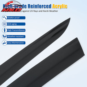 Pare-soleil pour Toyota Camry 18-24, profil bas, protection contre la pluie et le soleil, déflecteur en acrylique - Product Image 4