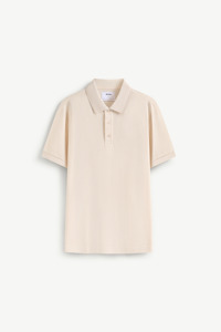 เสื้อเชิ้ตผู้ชายสวมใส่สบาย ทรงเข้ารูป สไตล์ลำลอง ผ้าฝ้ายถัก ระบายอากาศได้ดี แขนสั้น ลายพิมพ์ คอเสื้อตัดสี - Product Image 4