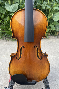 Violon <span class=keywords><strong>Stradivari</strong></span> avancé Sinomusik fait main, instrument à cordes professionnel, entièrement fabriqué à la main, huile cirée, modèle <span class=keywords><strong>1716</strong></span>, brun rouge - Product Image 2