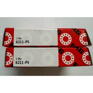 Roulement à billes à gorge profonde Fag 6211-P5, simple rangée, diamètre intérieur 20 mm, précision P5, fabriqué en Allemagne - Product Image 2